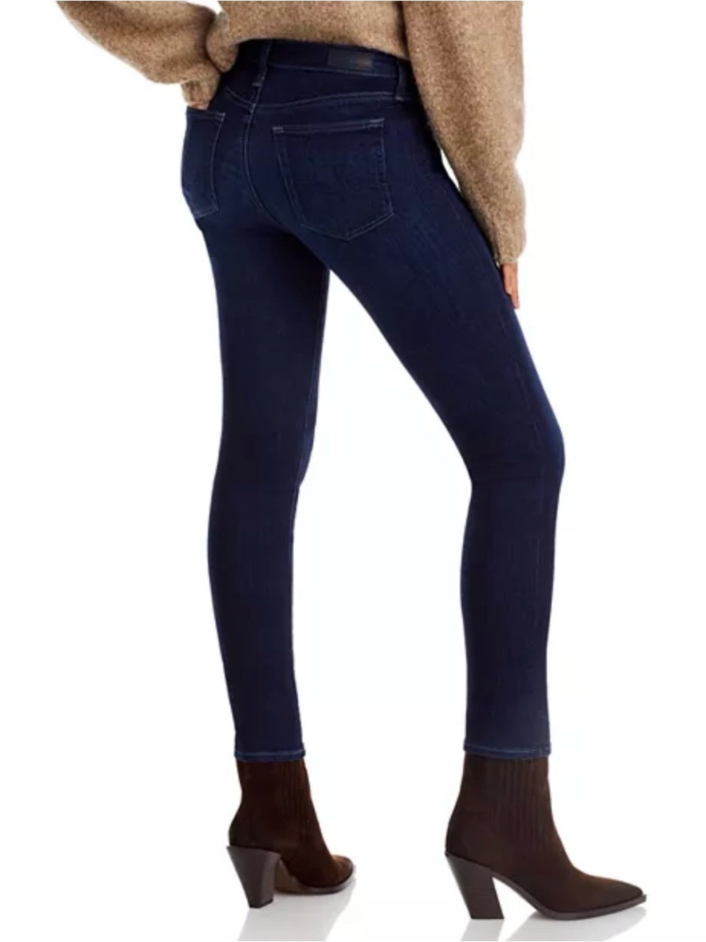 AG Adriano Goldschmied| Prima Ankle Skinny Jeans 26R Dark Wash Stretch - Picture 4 of 12